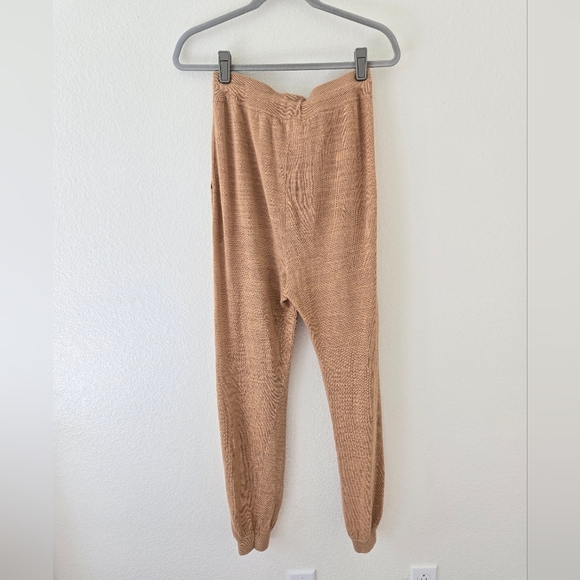L*SPACE Azores Sweatpant Joggers in Toffee Linen Blend Size Medium - Picture 6 of 14